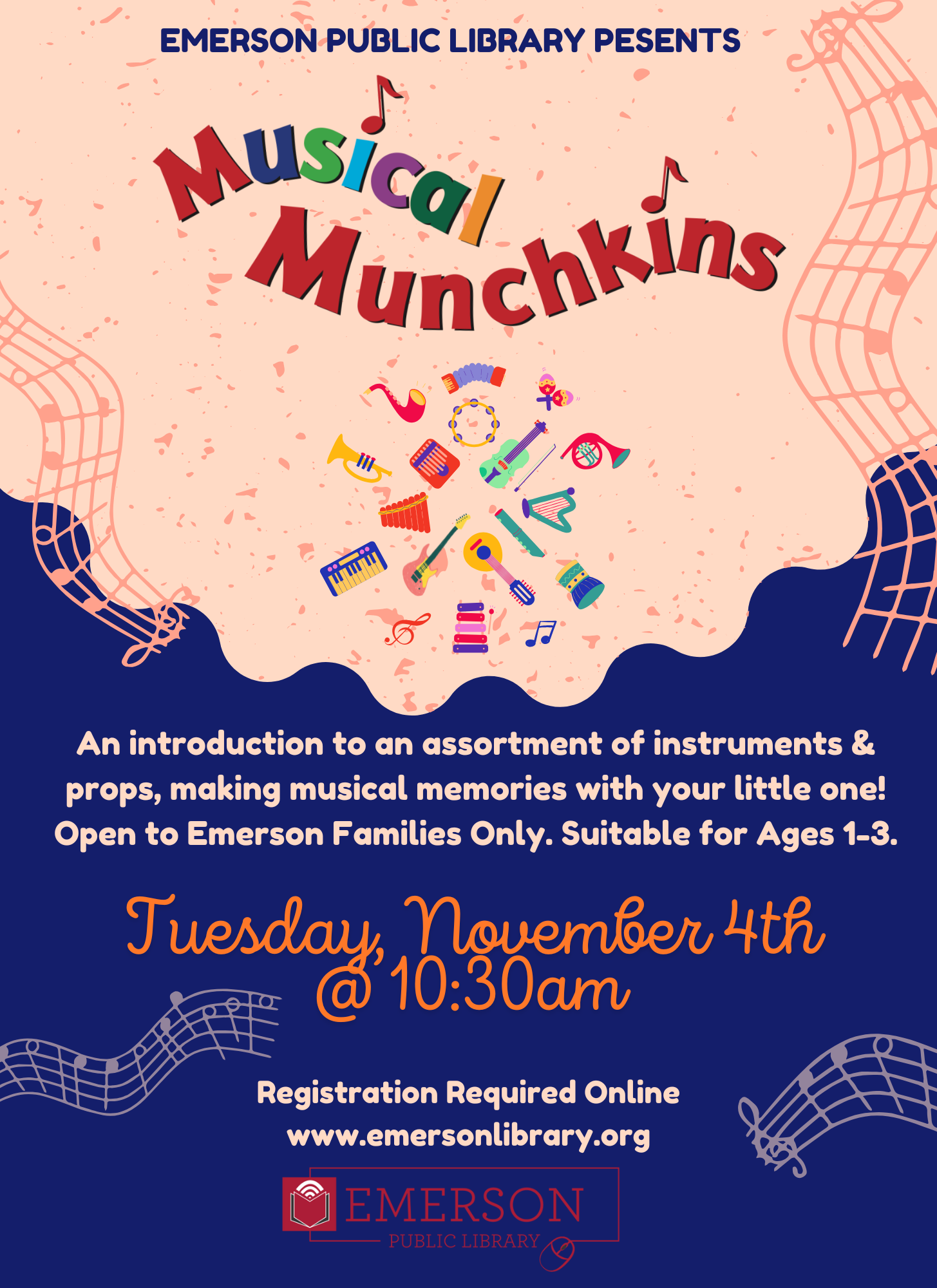 Musical Munchkins, Ages 1-3