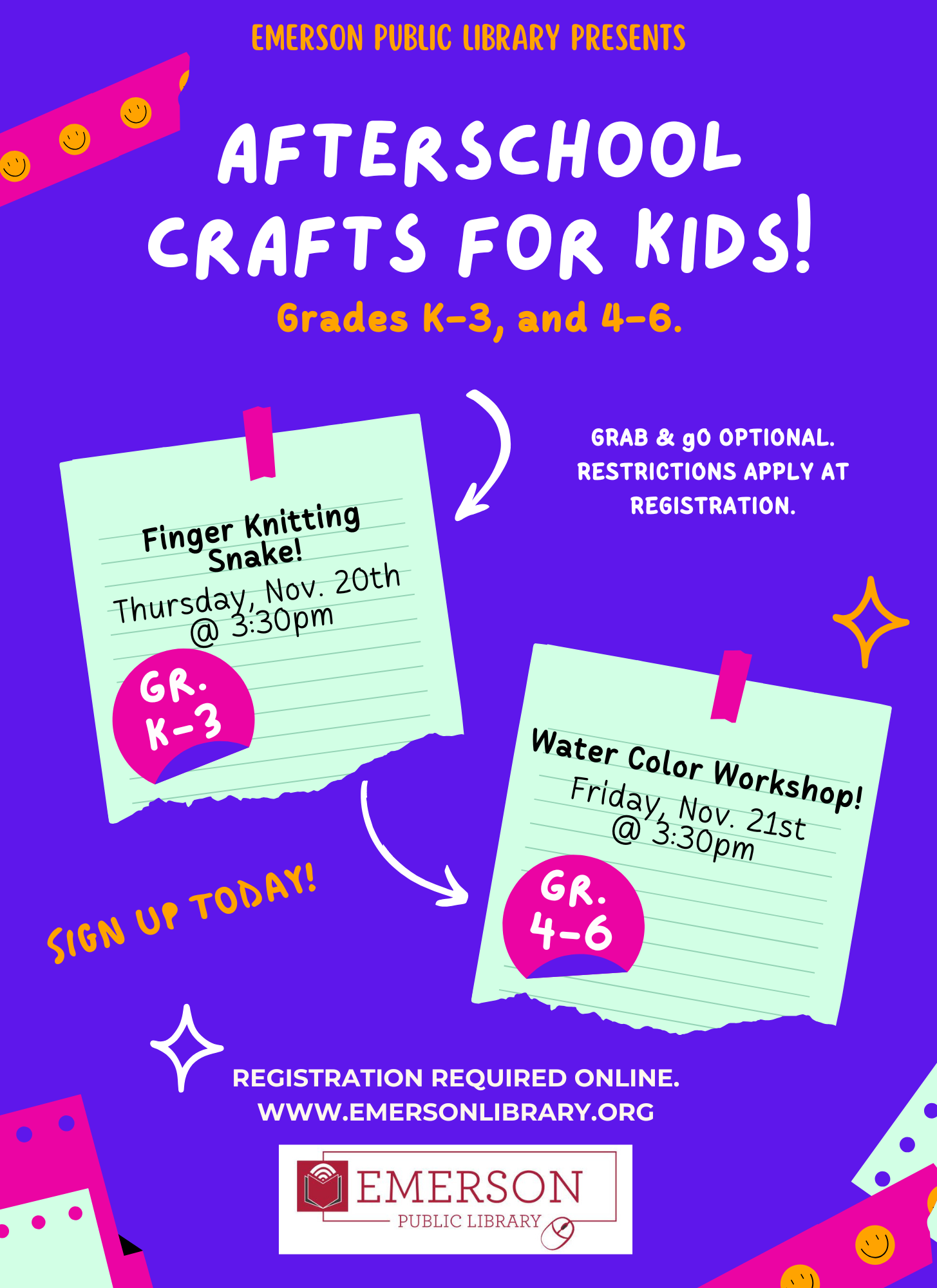 Afterschool Craft, Grades 4-6