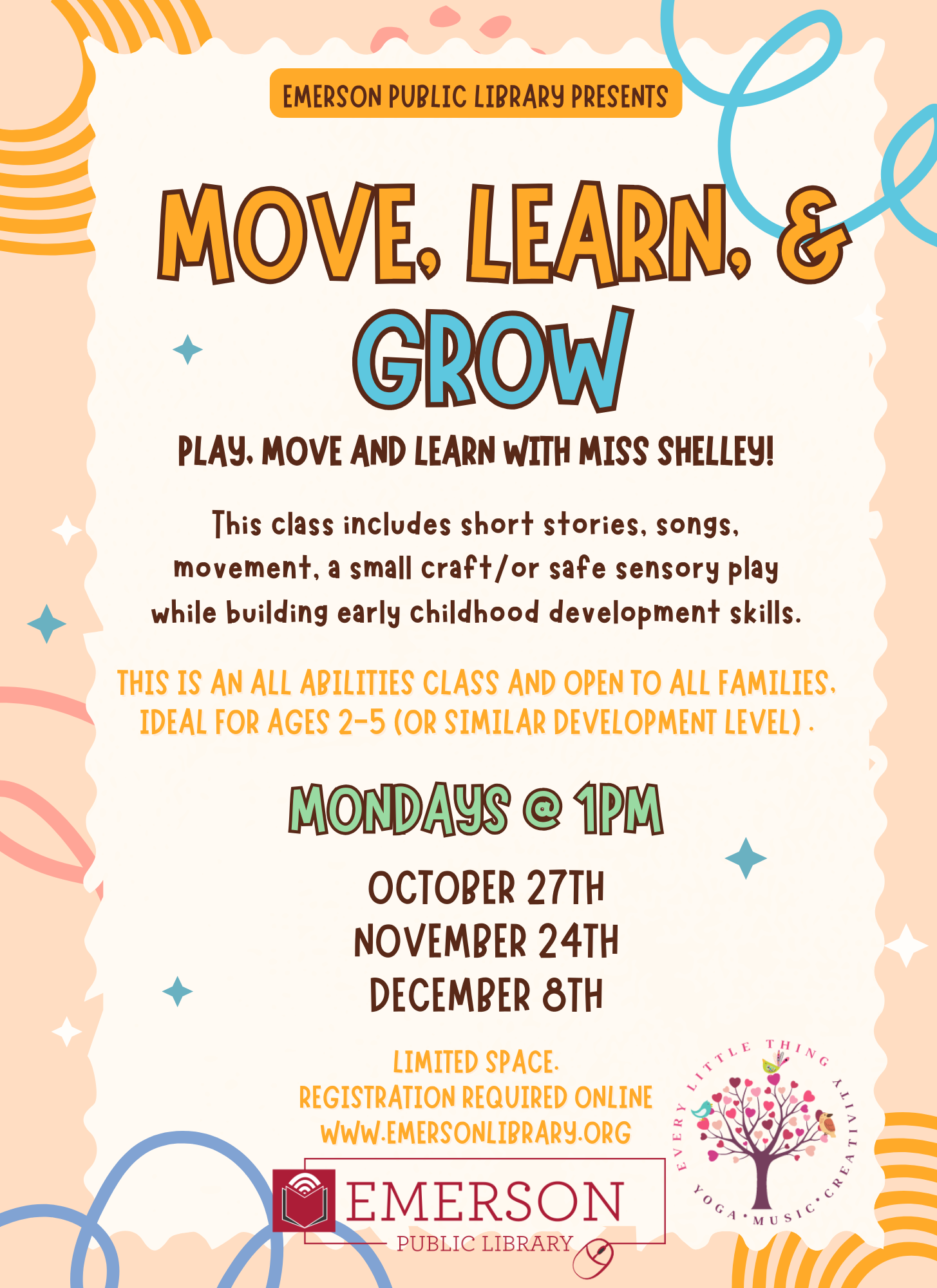 Move, Learn & Grow, Ages 2-5