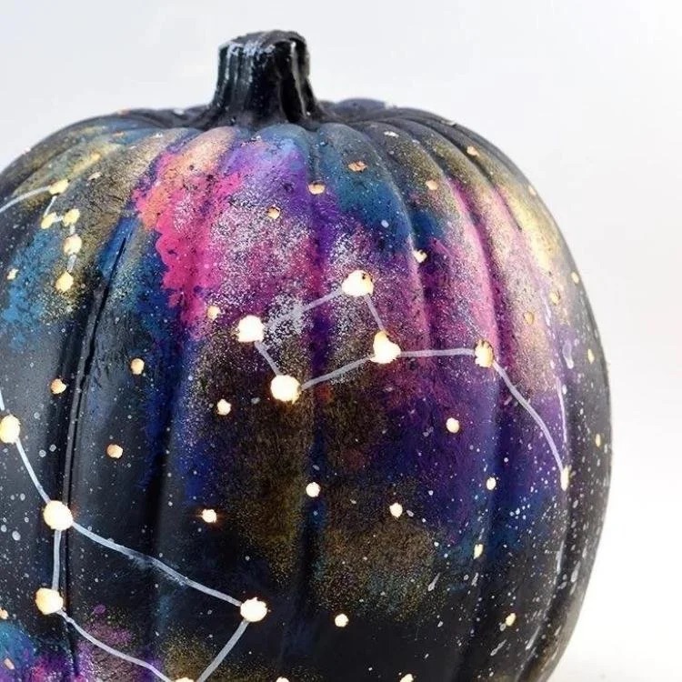 TEEN Galaxy Pumpkin Painting