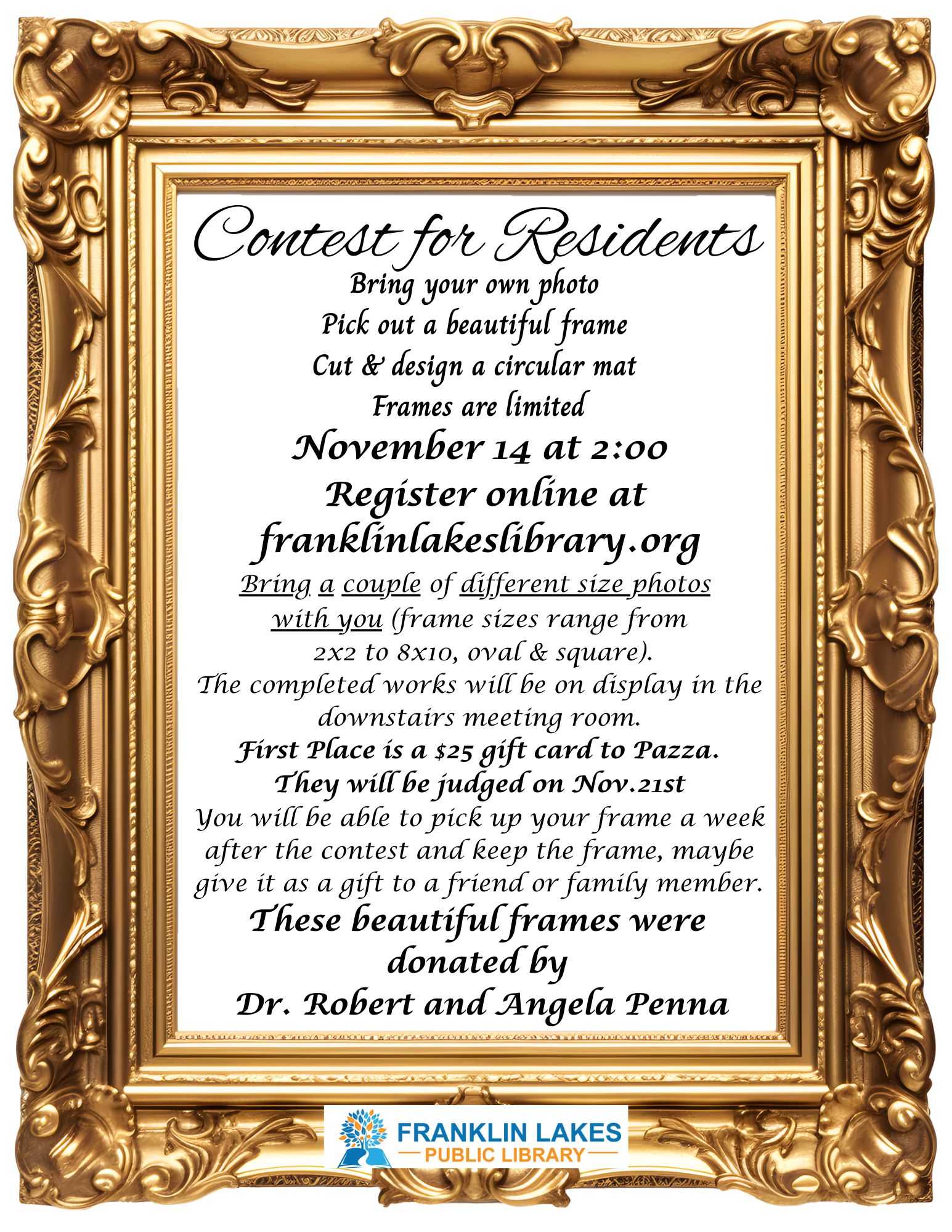 Contest for Residents