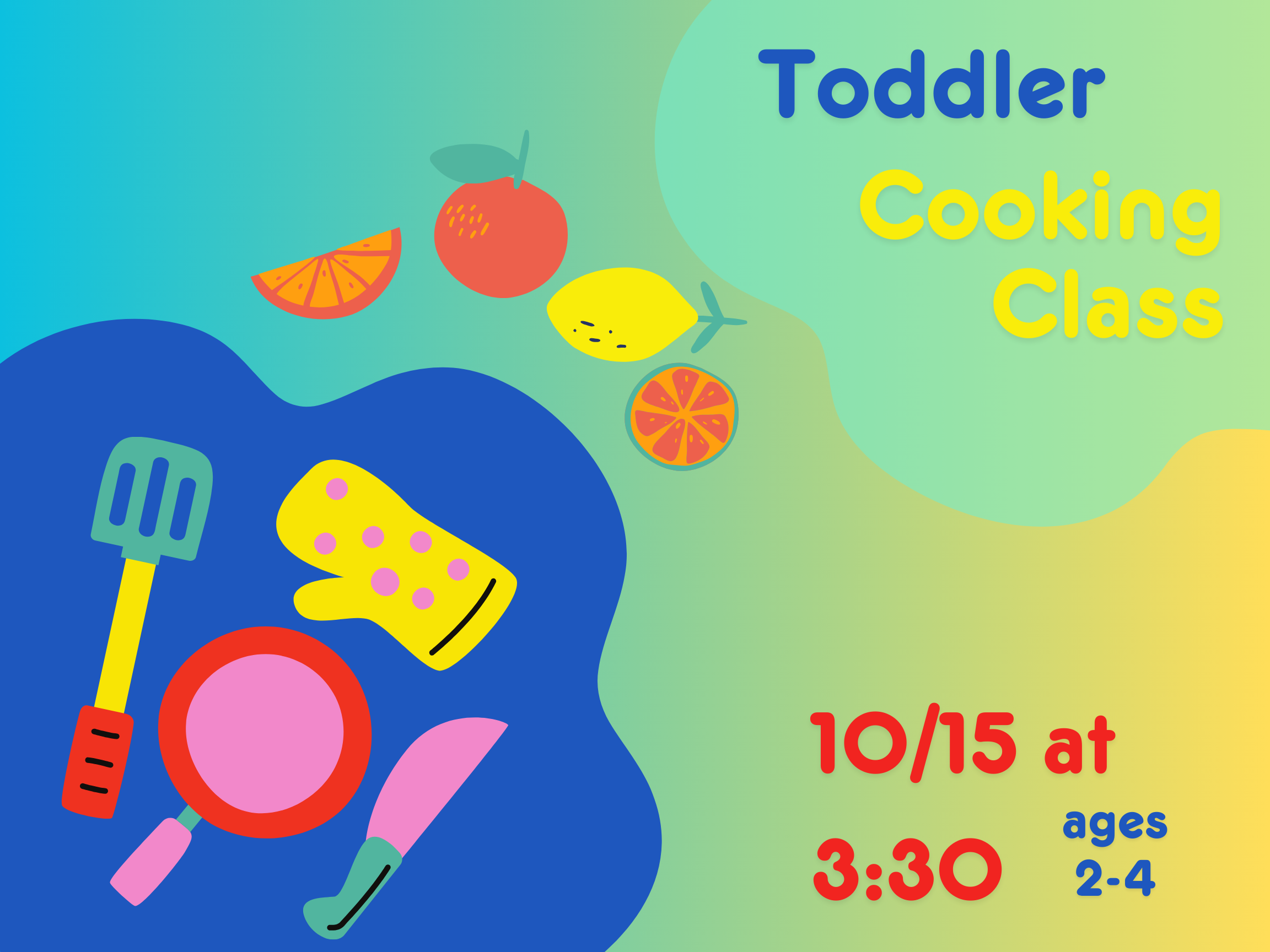 Toddler Cooking Class with Culinary Creatives