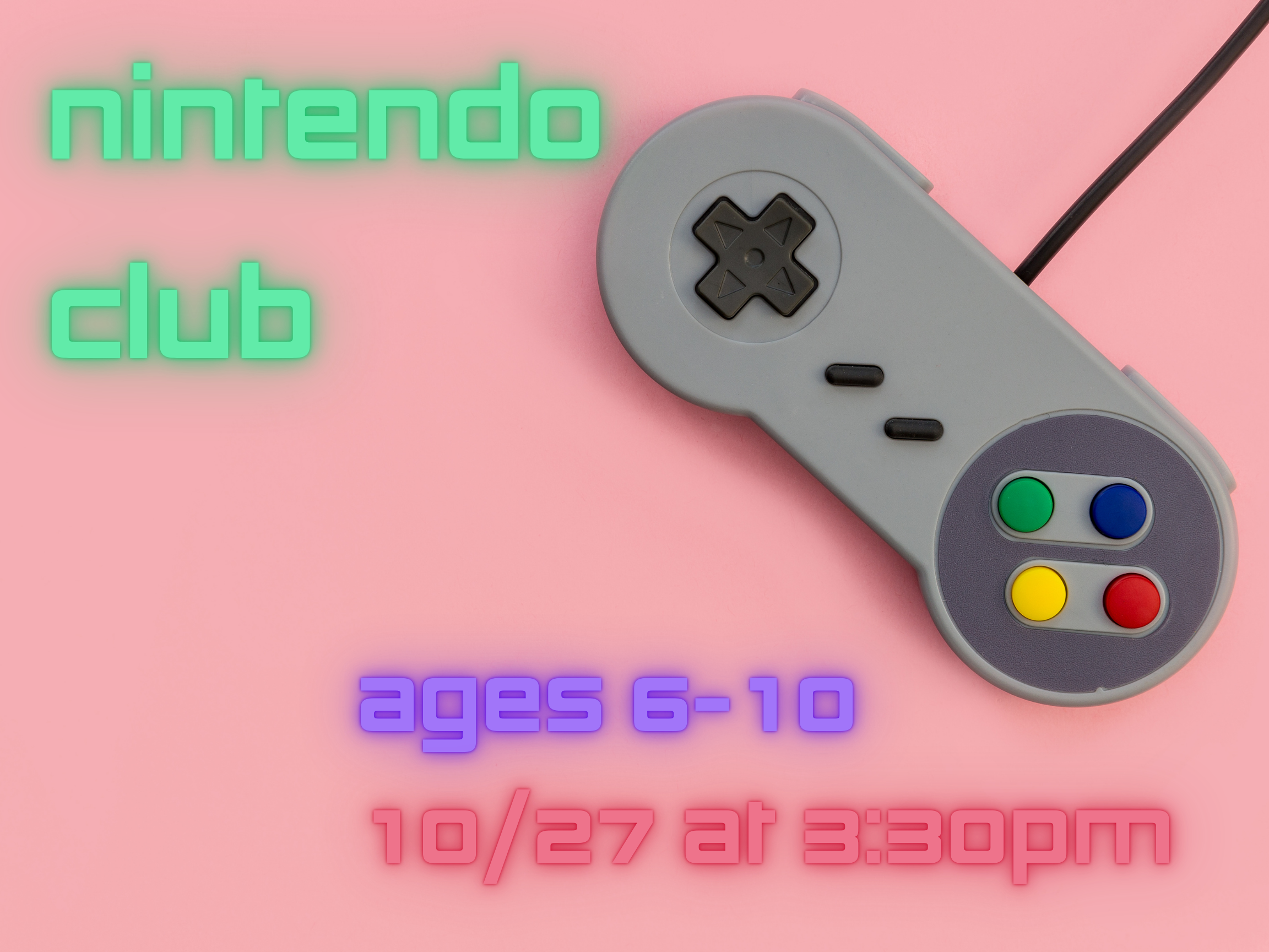 Nintendo Club (ages 6-11)