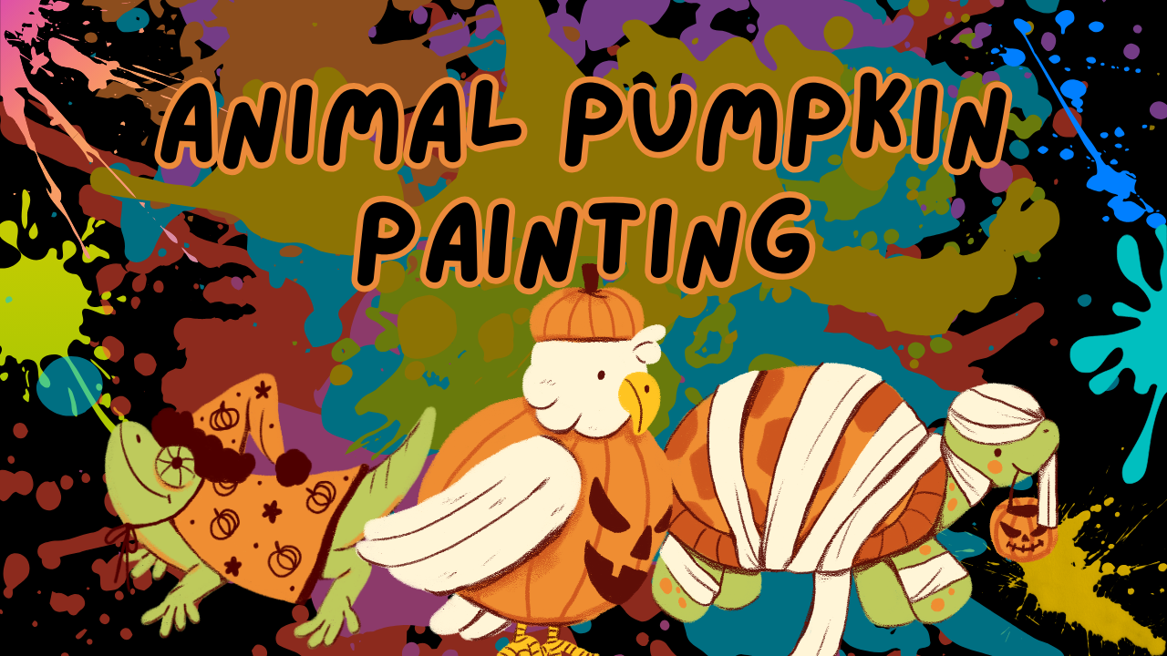 Grades 1-5 Animal Pumpkin Painting