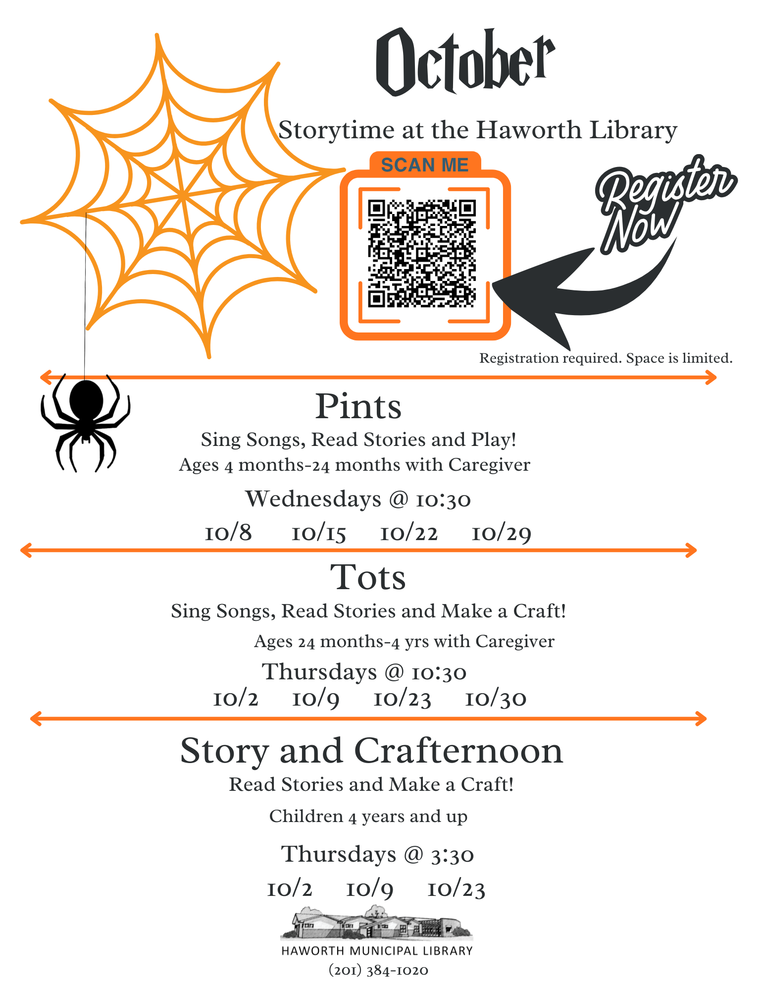 Tots Storytime and Craft(2-4 years)