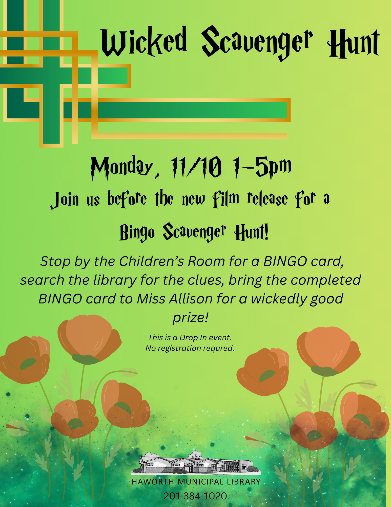 Wicked Scavenger Hunt Bingo All Ages