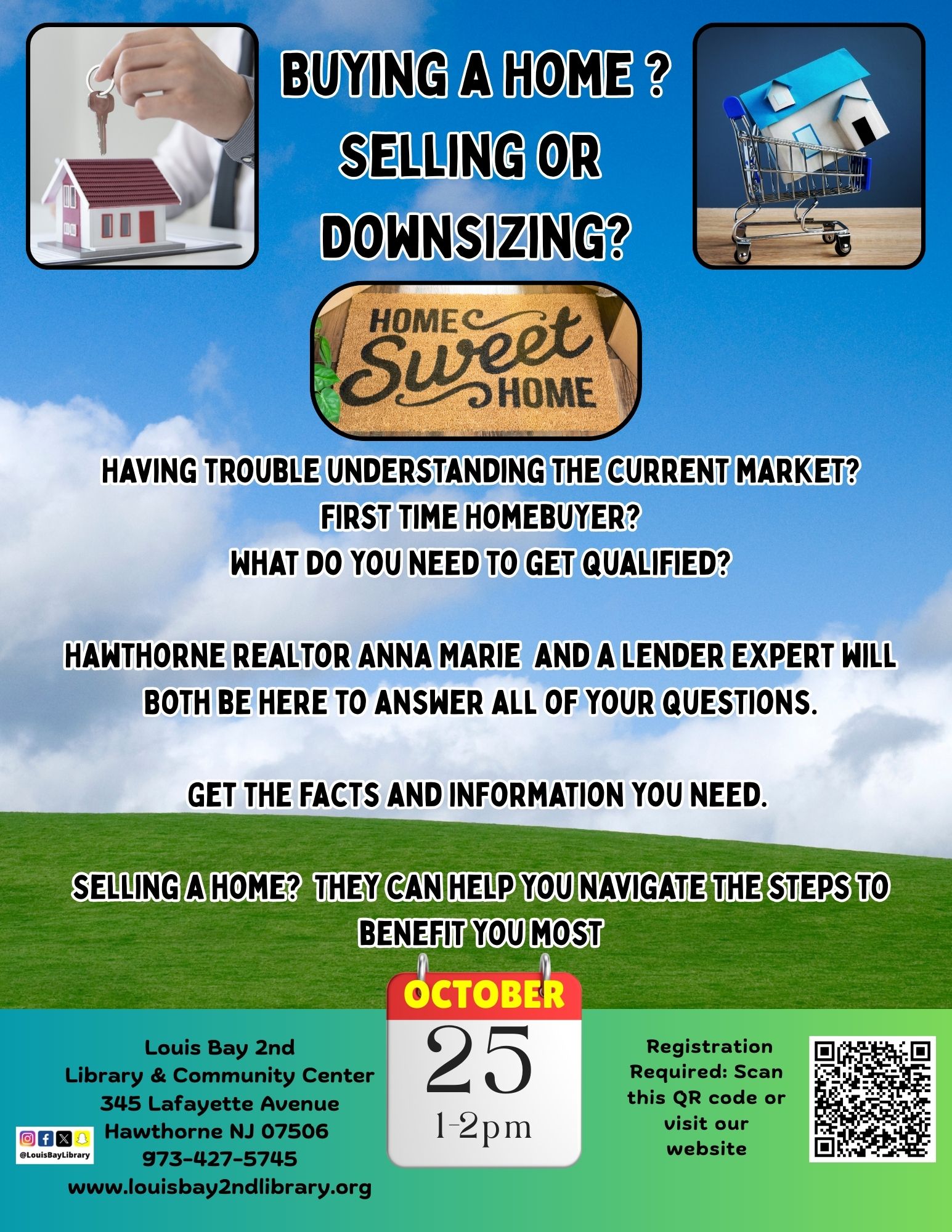 Buying a Home?  Selling or Downsizing?  Learn what you need to know to navigate this real estate market.