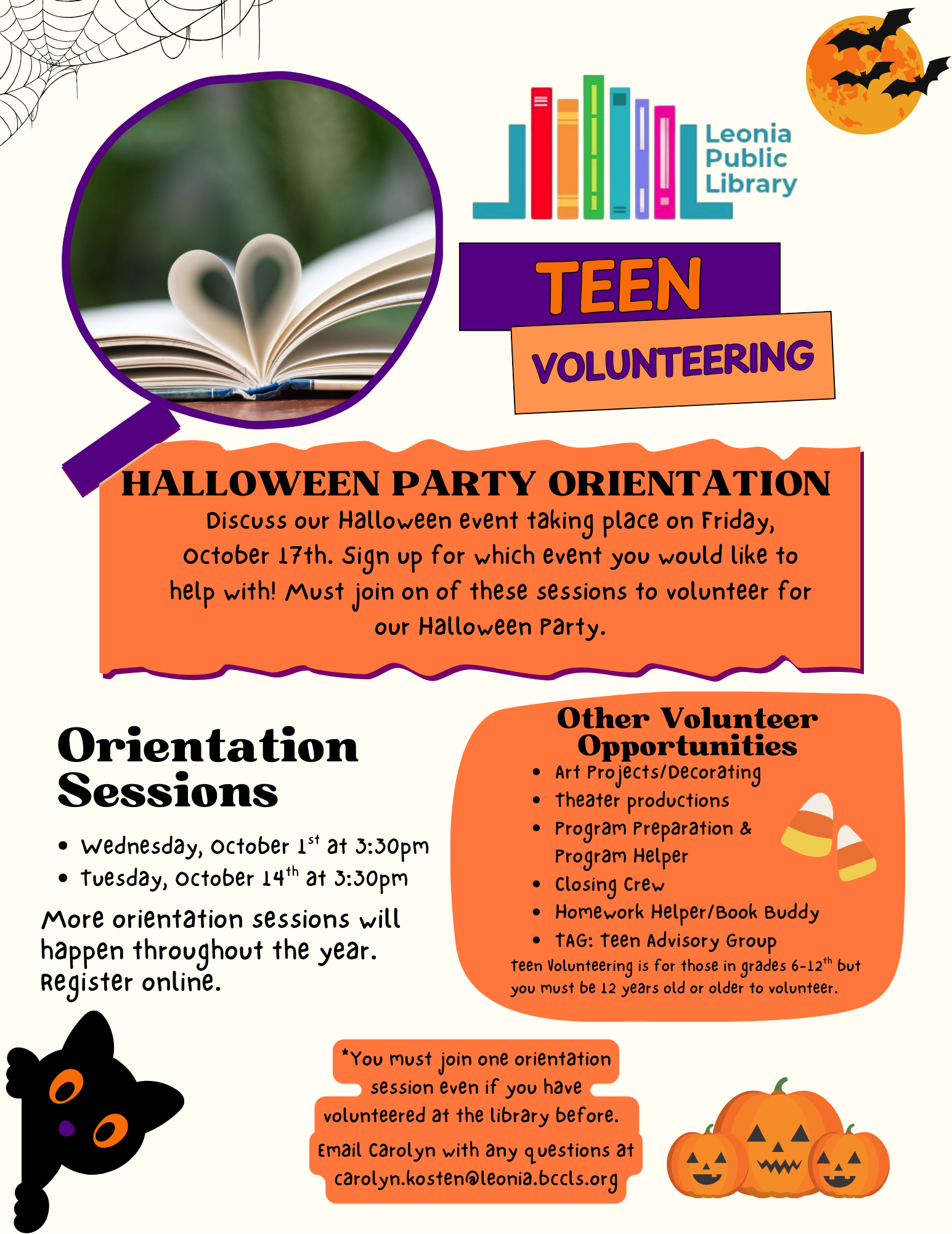 Teen Volunteer Orientation