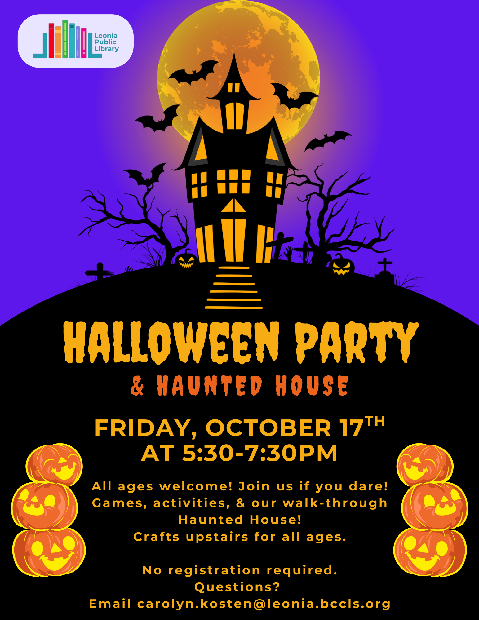 Halloween Party and Haunted House