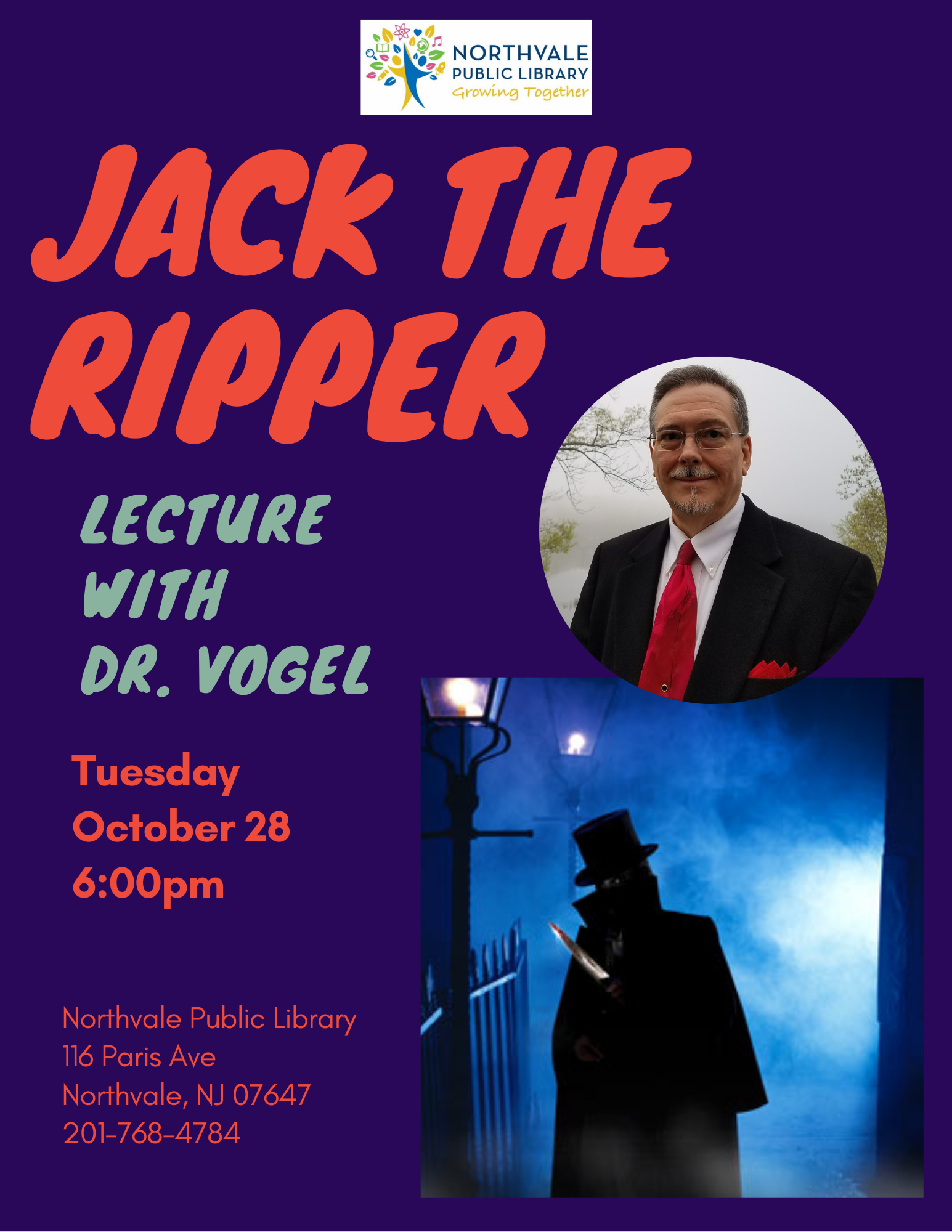 Jack The Ripper Lecture With Dr. Vogel
