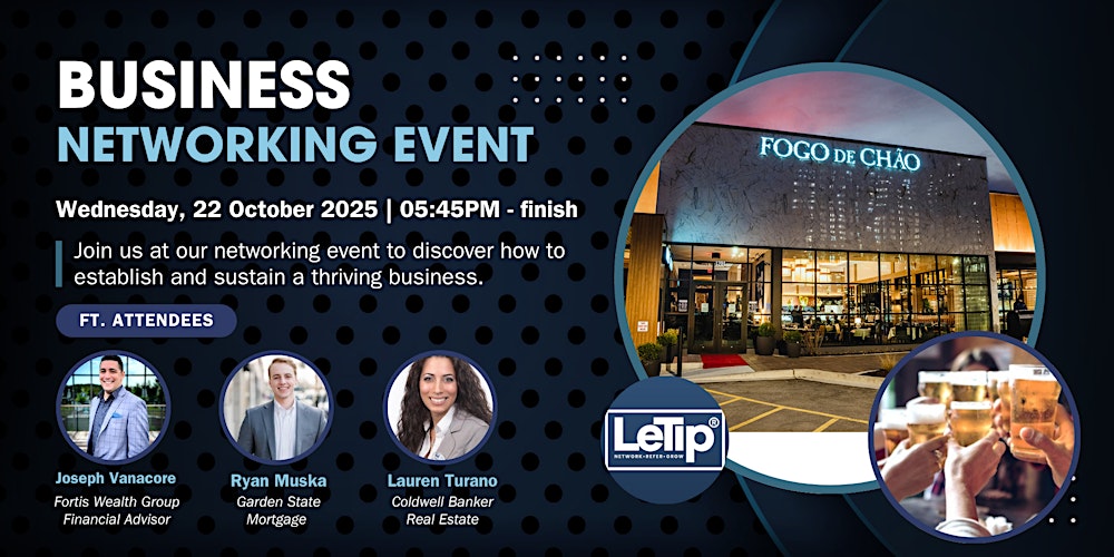 Business Networking Event - Hosted by Bergen County Networkers
