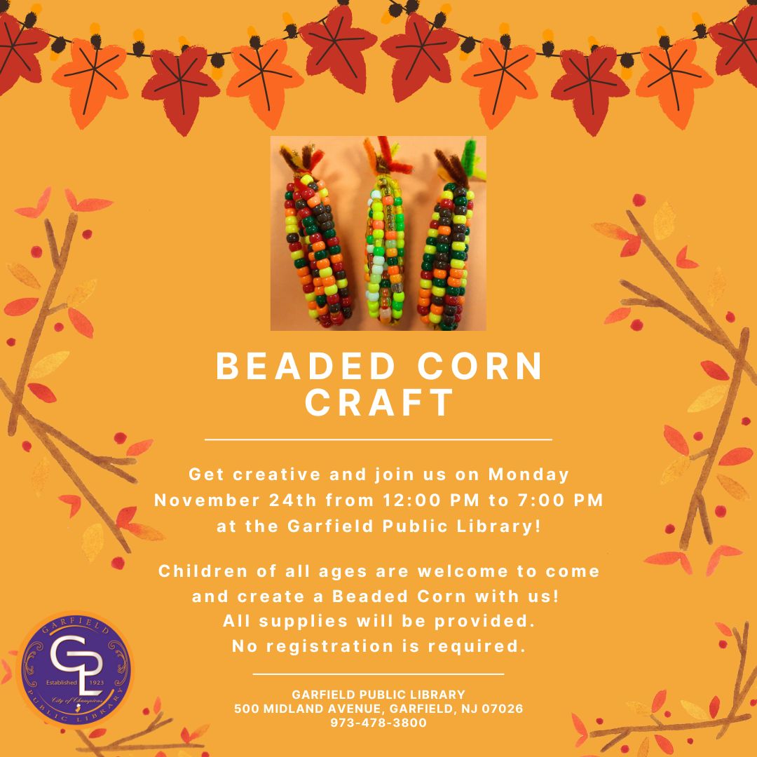 Beaded Corn Craft