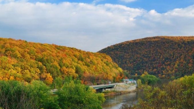 Fall Foliage Camping: Delaware Water Gap / Worthington State Forest