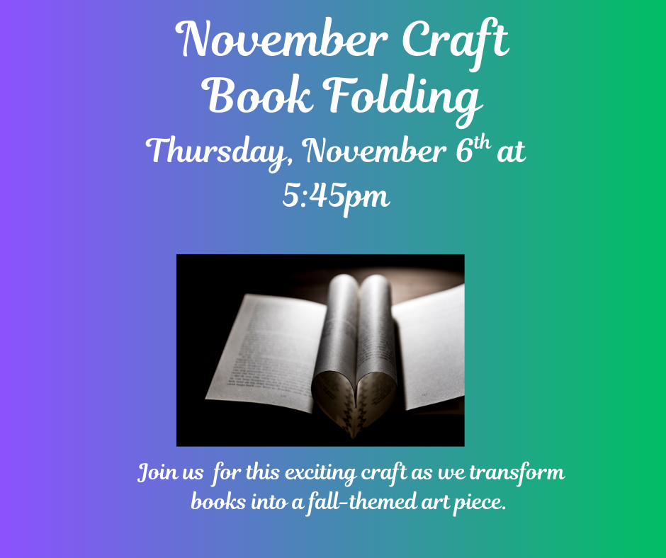 November Craft - Book Folding