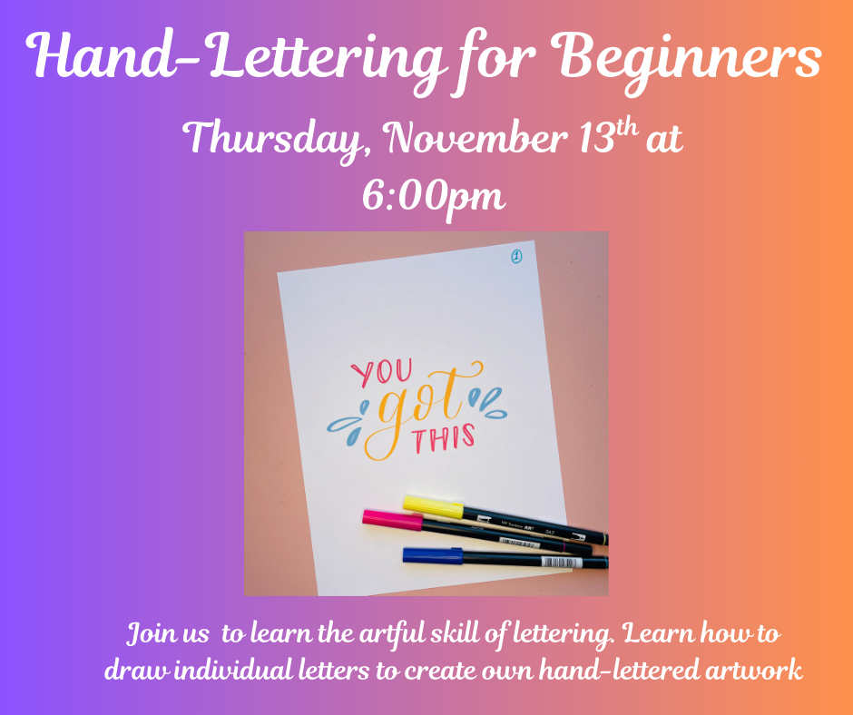 November Craft - Hand-Lettering for Beginners