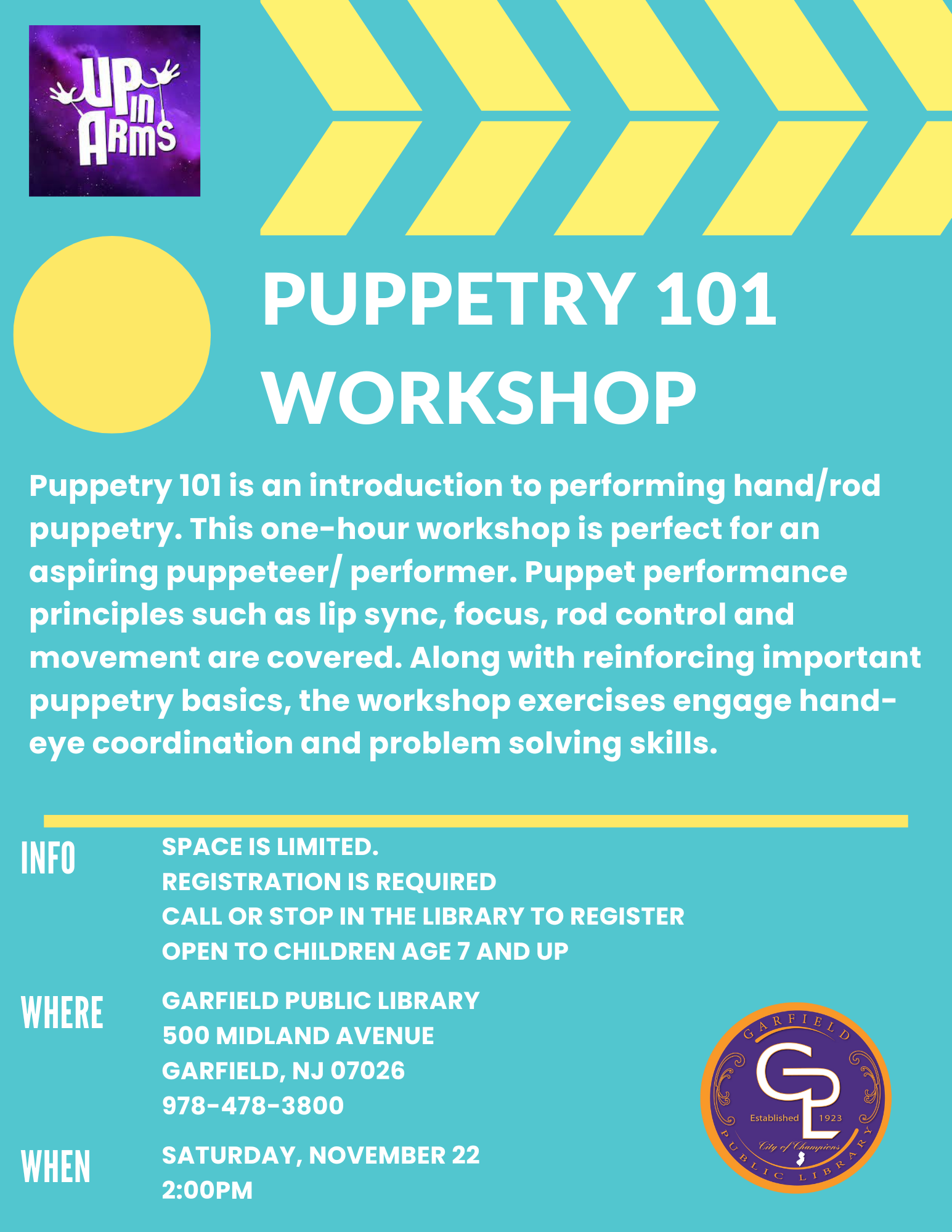 Puppetry 101 Workshop