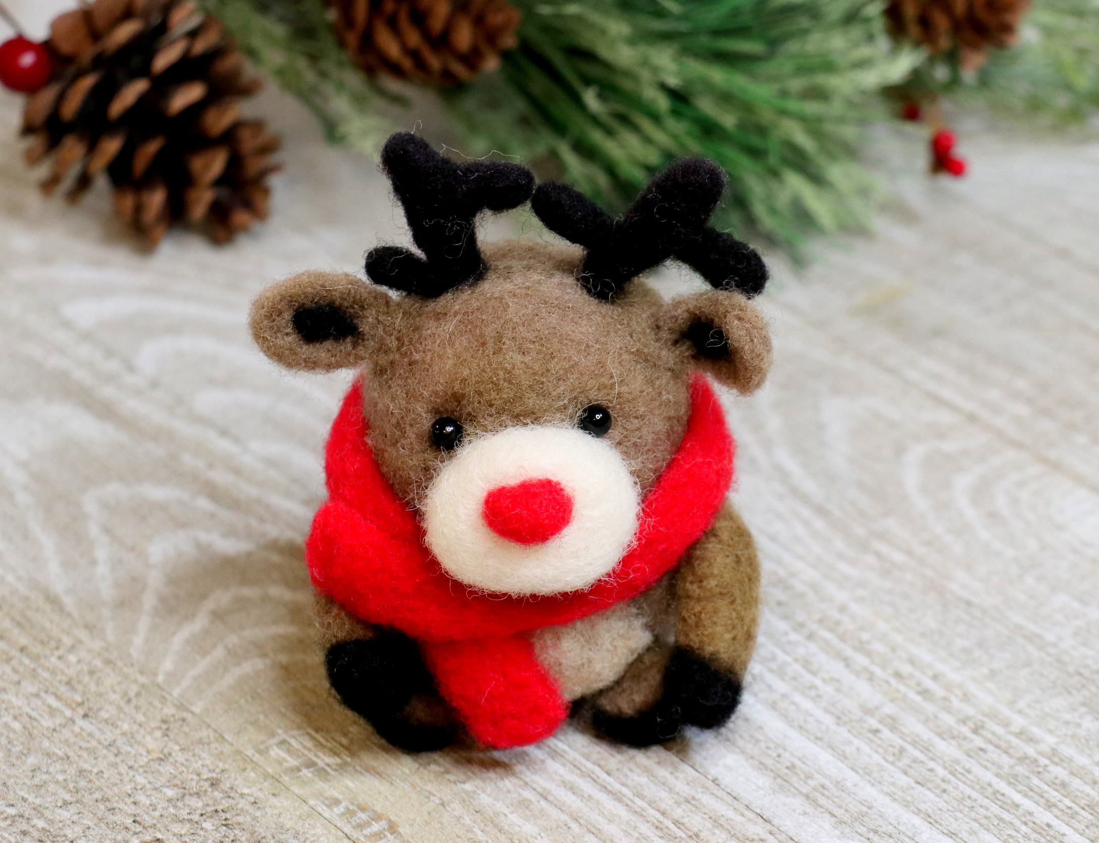 Adult Needle Felting - Reindeer