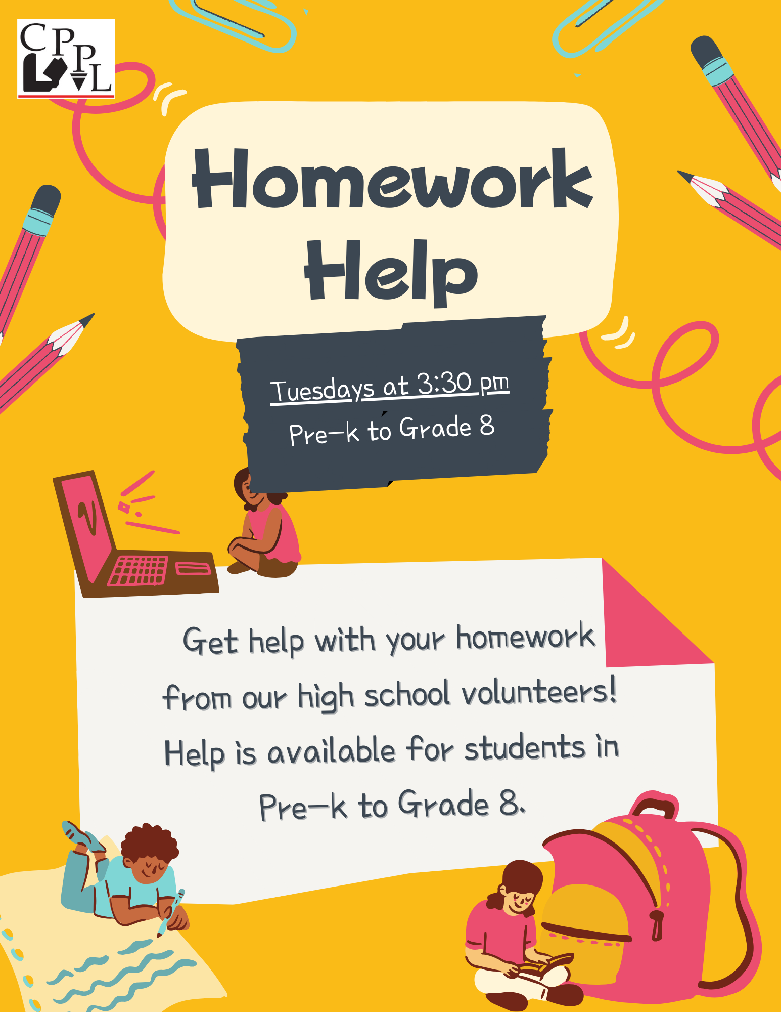 Homework Help & Volunteering November 2025