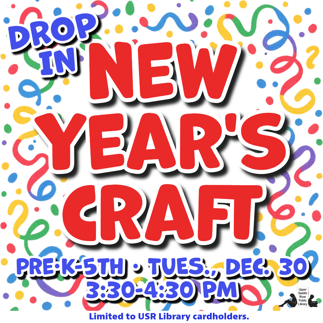 Drop-In New Year's Eve Craft (preK-grade 5)