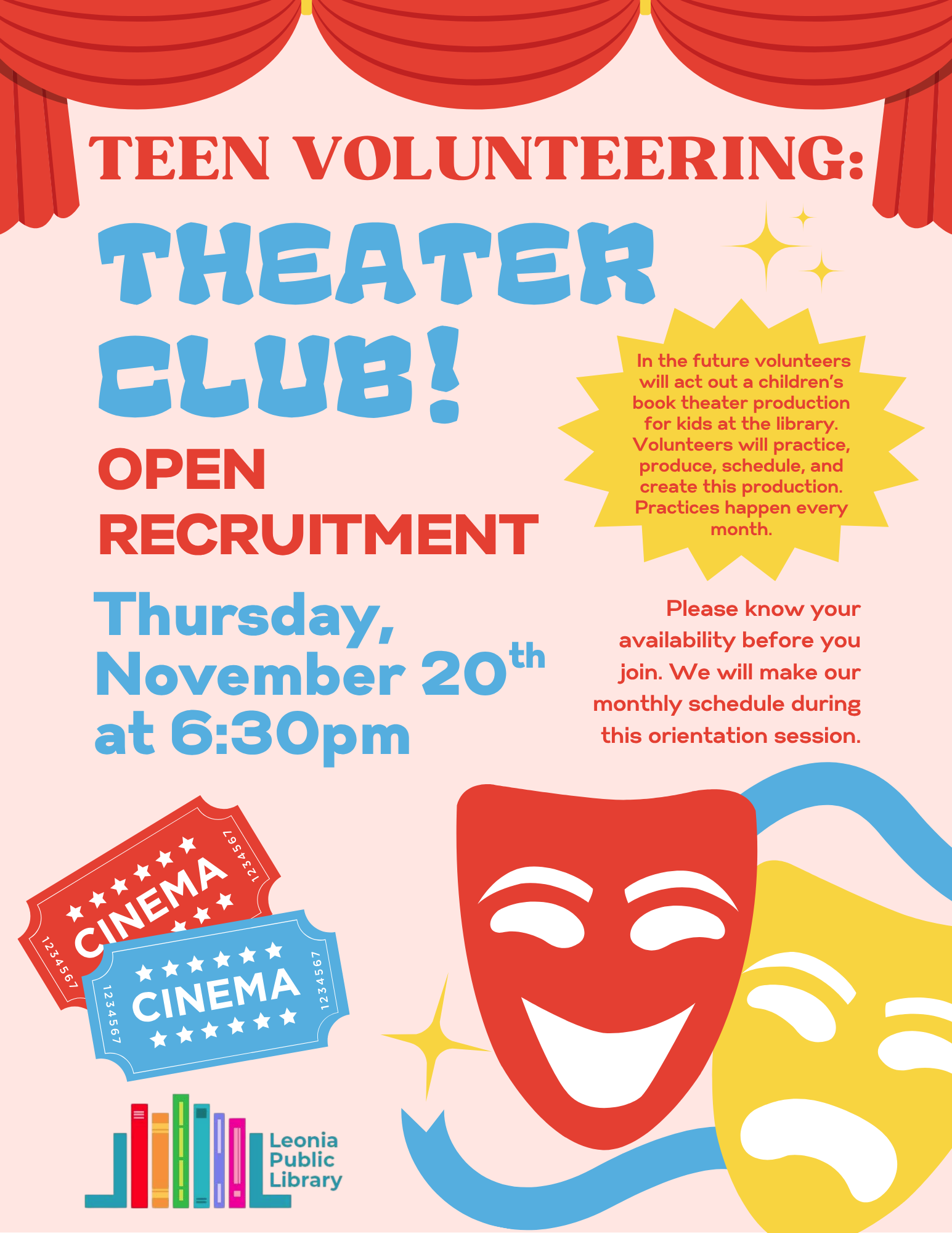 Teen Volunteering: Theater Club