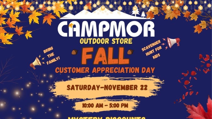 Campmor Customer Appreciation Day – Fall 2025