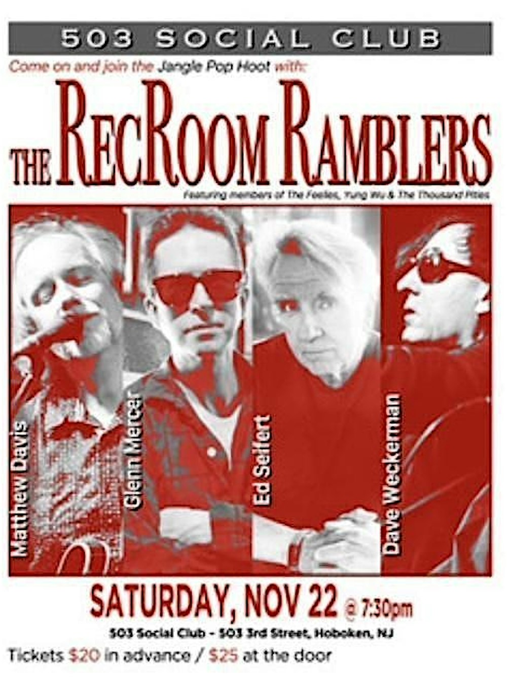 The RECROOM RAMBLERS! Hosted by Workshop Clinic!