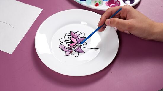 TEEN Ceramic Plate Decorating
