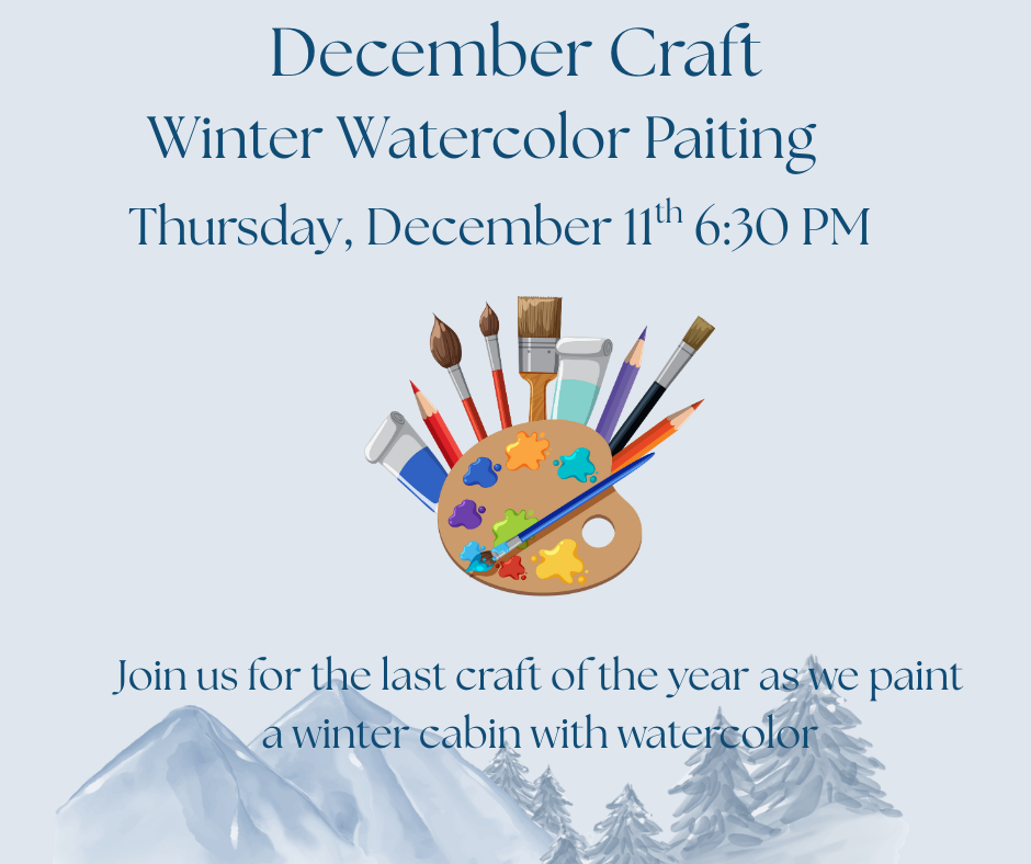 December Craft - Winter Watercolor Paiting