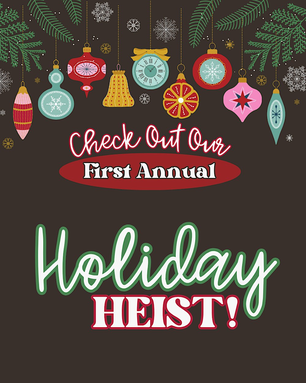 Montclair Book Center's Holiday Heist