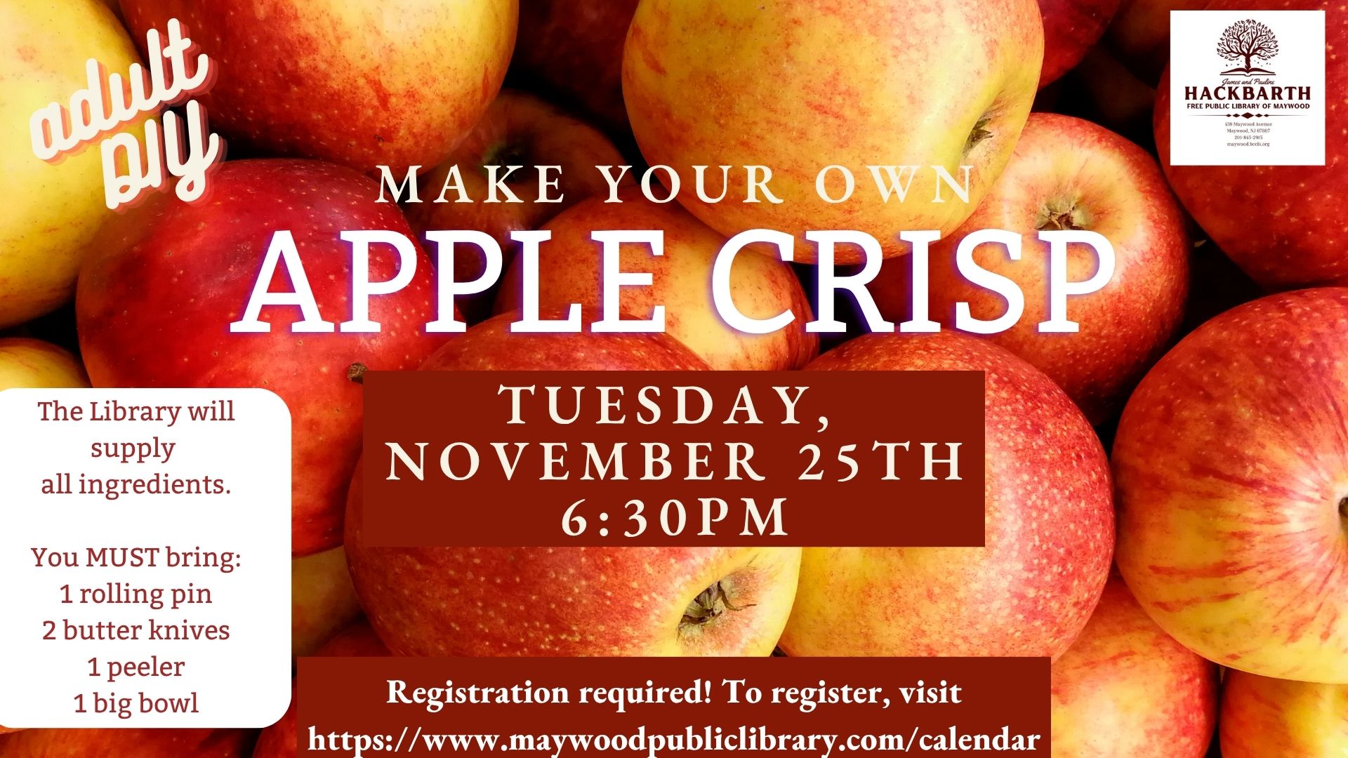 Adult DIY - Apple Crisps