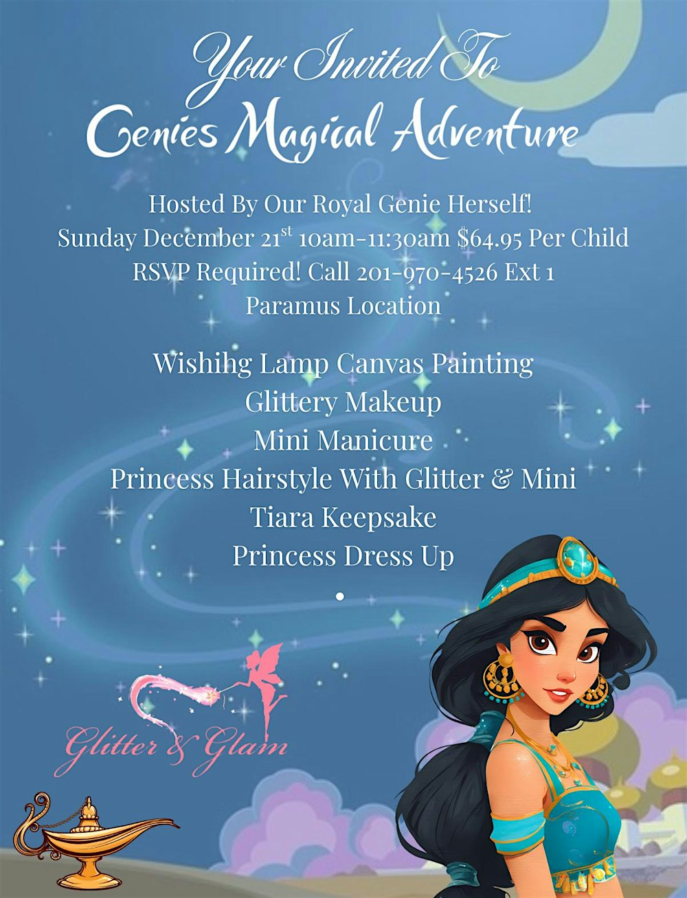 Genies Magical Adventure! Paramus Location