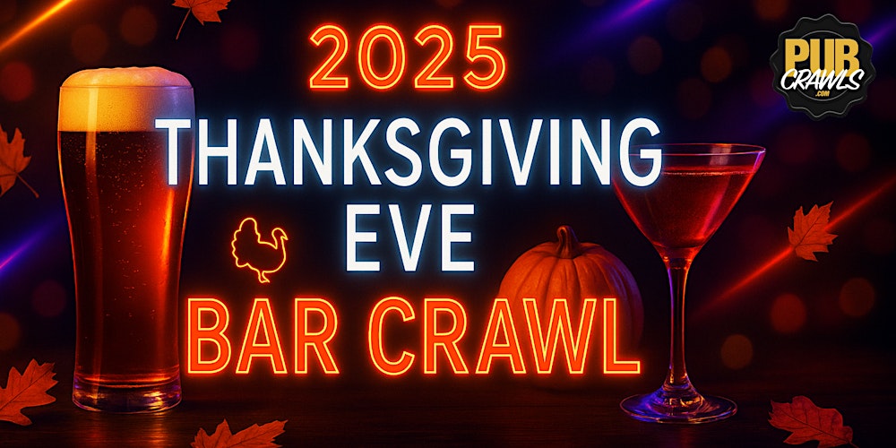 2025 Hoboken Thanksgiving Eve Bar Crawl