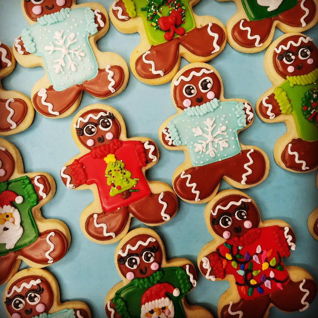 Let's Make: Ugly Gingerbread Sweaters