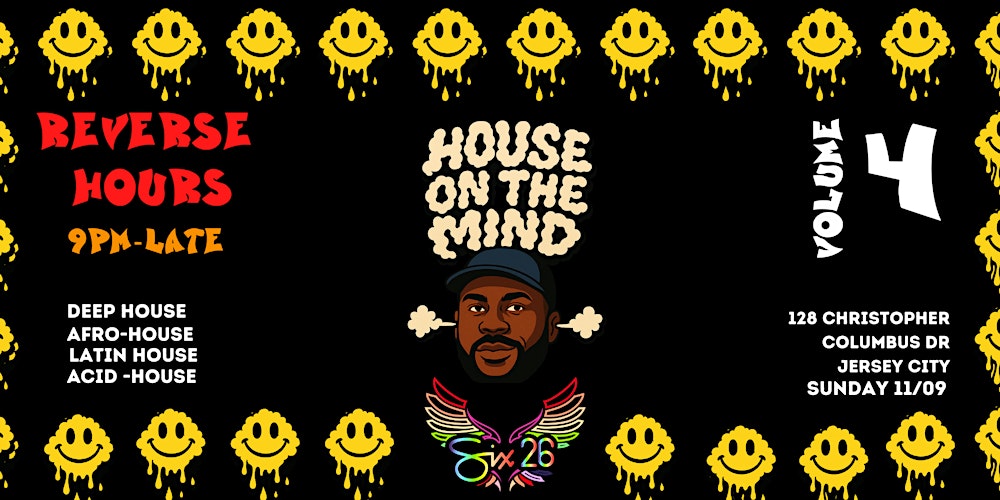 House Music Rave Jersey City: All House Music (Acid, Latin, Afro, and Deep)