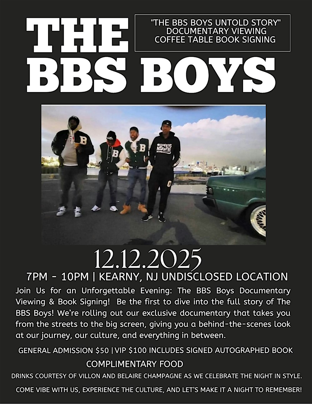 THE BBS BOYS DOCUMENTARY VIEWING & COFFEE TABLE BOOK SIGNING