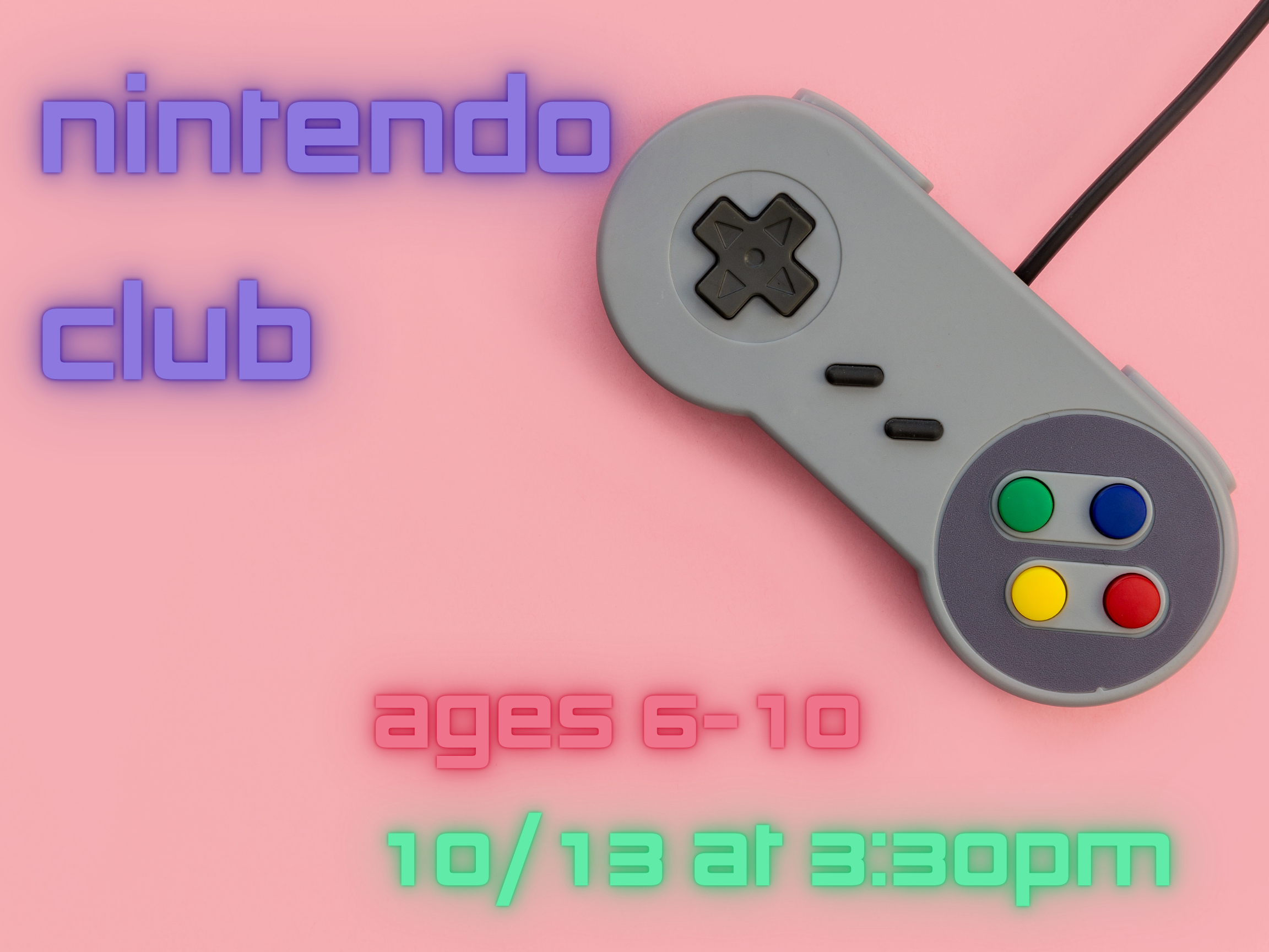 Nintendo Club (ages 6-11)