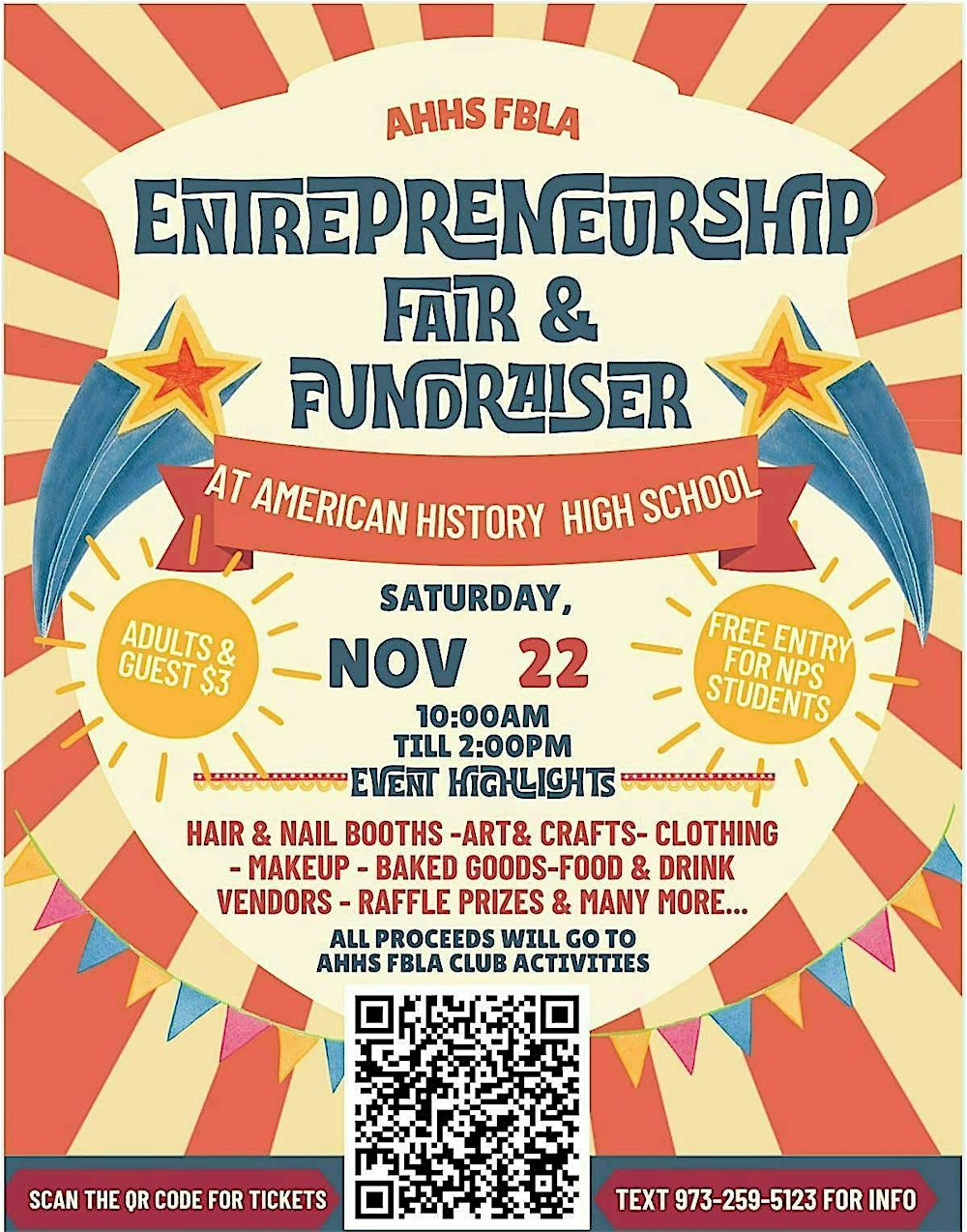 AHHS Student Entrepreneurship Fair