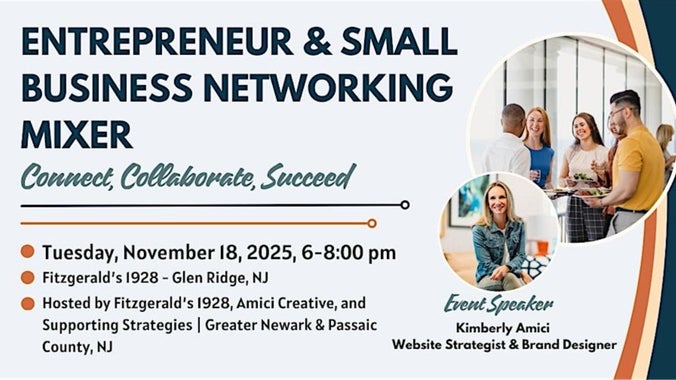Business Networking and a Guest Speaker, Kim Amici, owner of Amici Creative