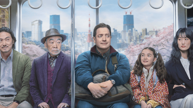 Dinner at Chili's & Rental Family movie night