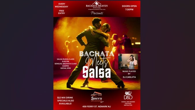 Bachata Meets Salsa (FREE CLASS AND ENTRANCE)
