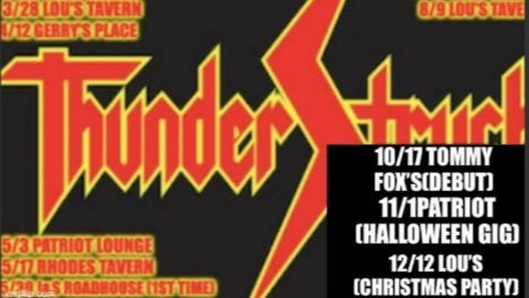 🎄 THUNDERSTRUCK / HEAVY METAL CHRISTMAS PARTY / LOU’S TAVERN / HILLSDALE, NJ