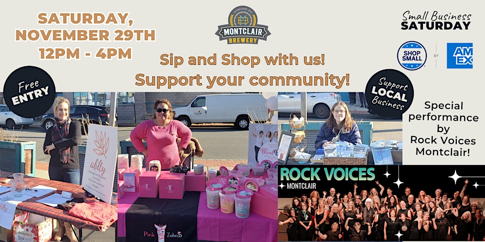 Sip & Shop Holiday Pop-Up Market at Montclair Brewery