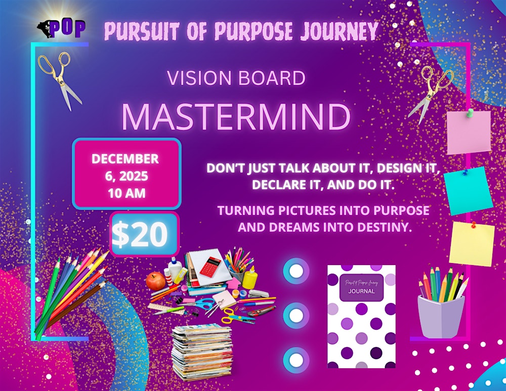 POP Journey Vision Board Mastermind