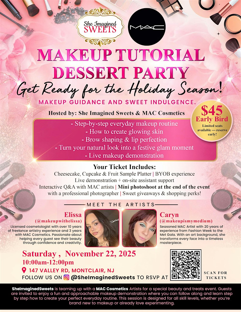 MAC Makeup Tutorial Dessert Party