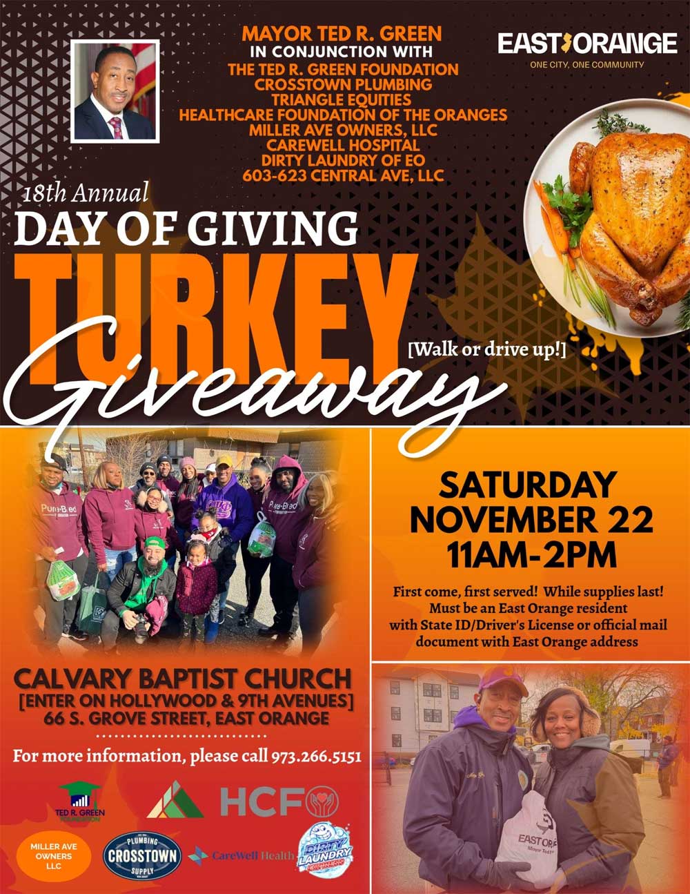 Annual Thanksgiving Turkey Giveaway