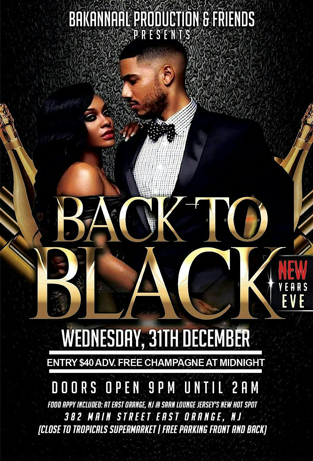 BACK TO BLACK  A New Yrs Event