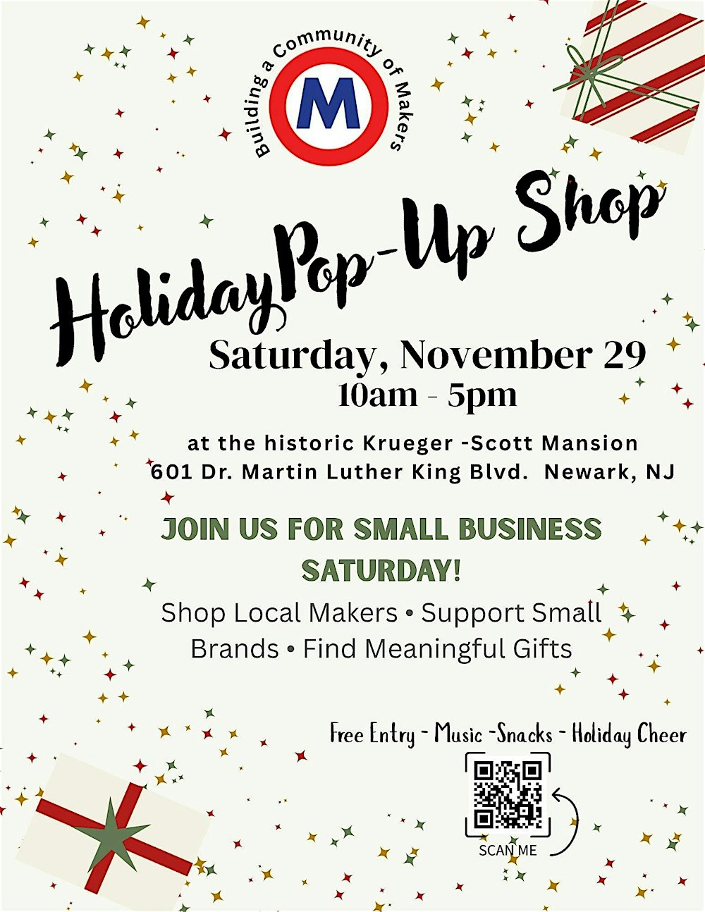 Holiday Pop-Up Shop at Makerhoods