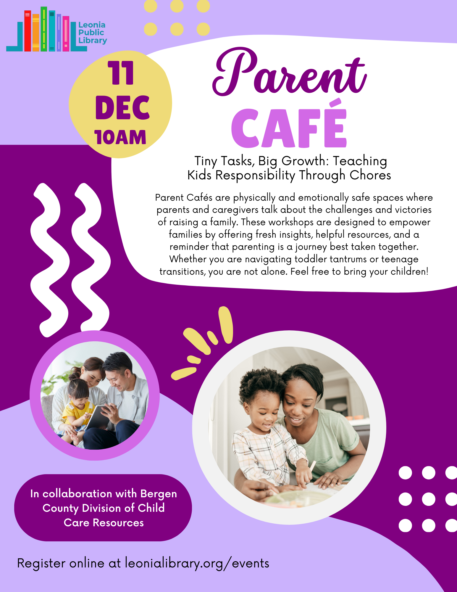 Parent Café - Tiny Tasks, Big Growth: Teaching Kids Responsibility Through Chores