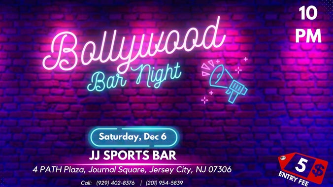 Bollywood Bar Night in Jersey City