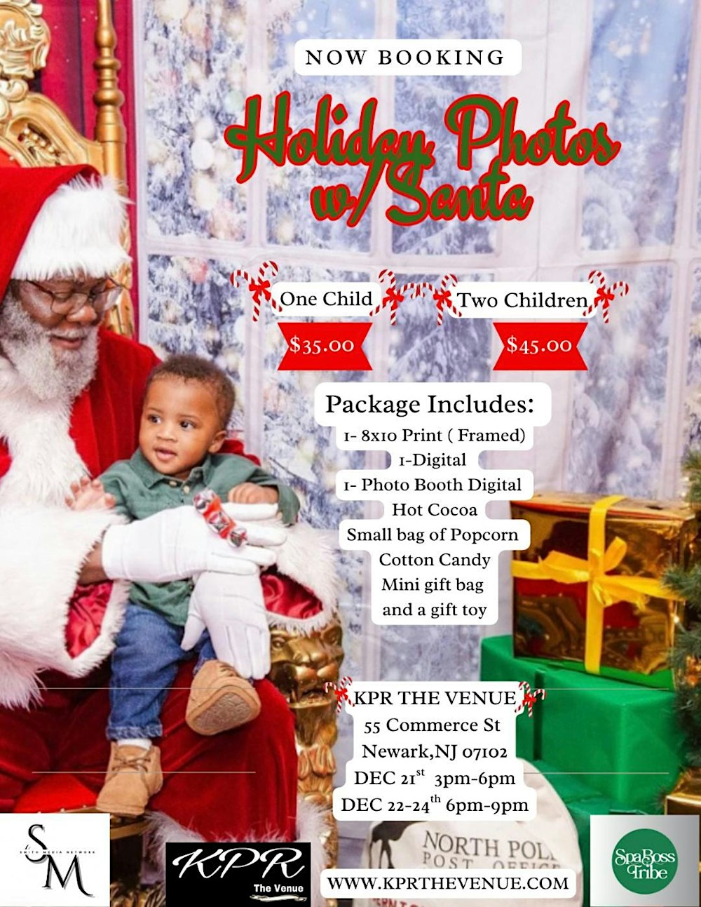 HOLIDAY PHOTO'S with SANTA CLAUS